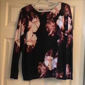Floral sweater